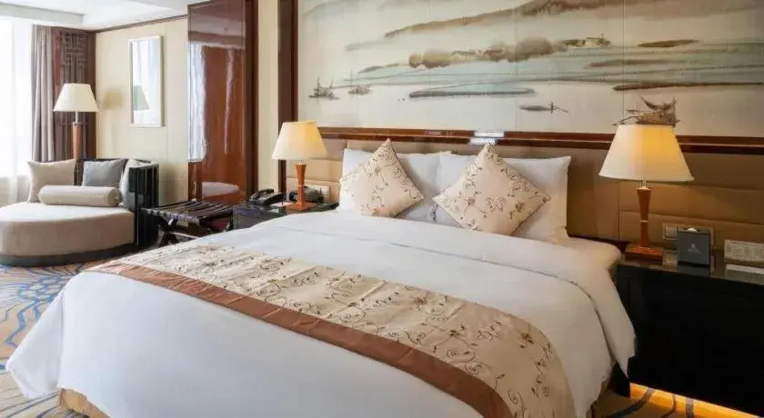 Bed in Yang Peng Jin Jiang Hotel Bed in Yang Peng Jin Jiang Hotel