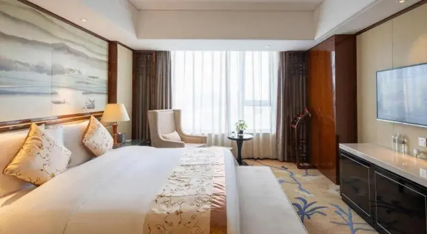 Bed in Yang Peng Jin Jiang Hotel Bed in Yang Peng Jin Jiang Hotel