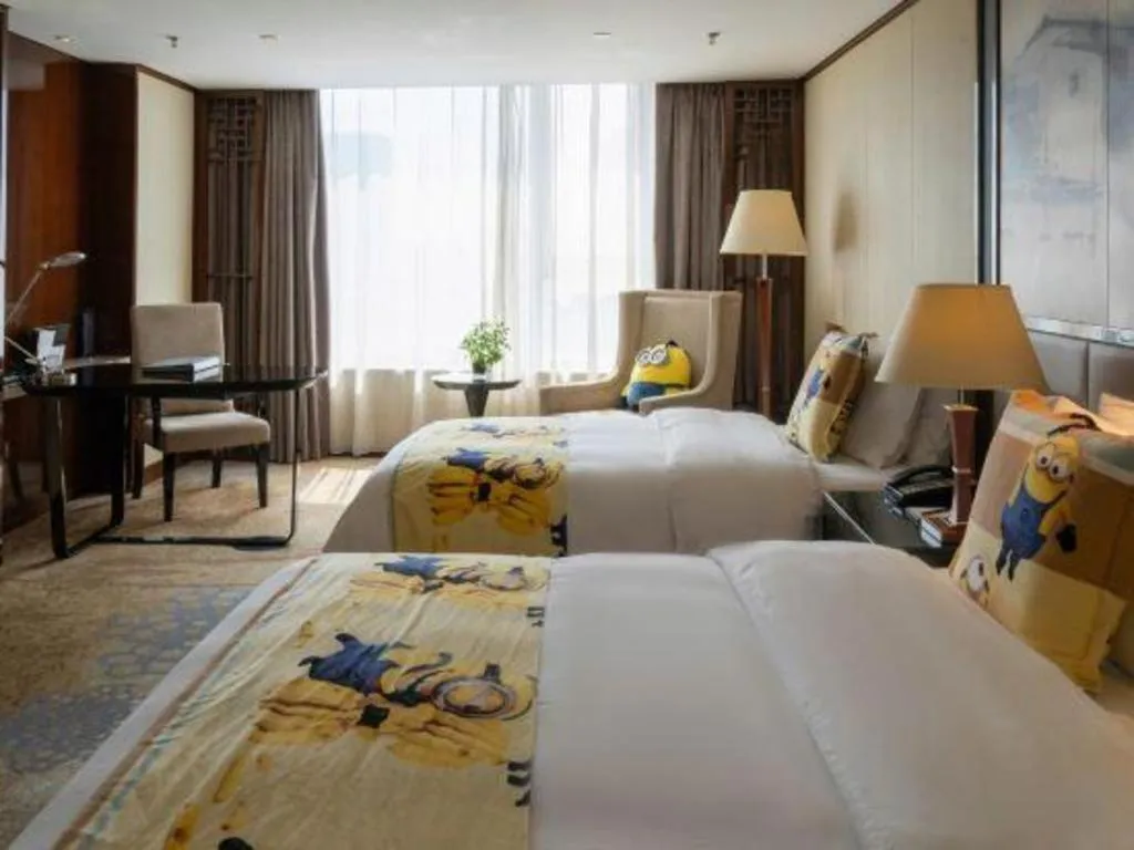 Bed in Yang Peng Jin Jiang Hotel