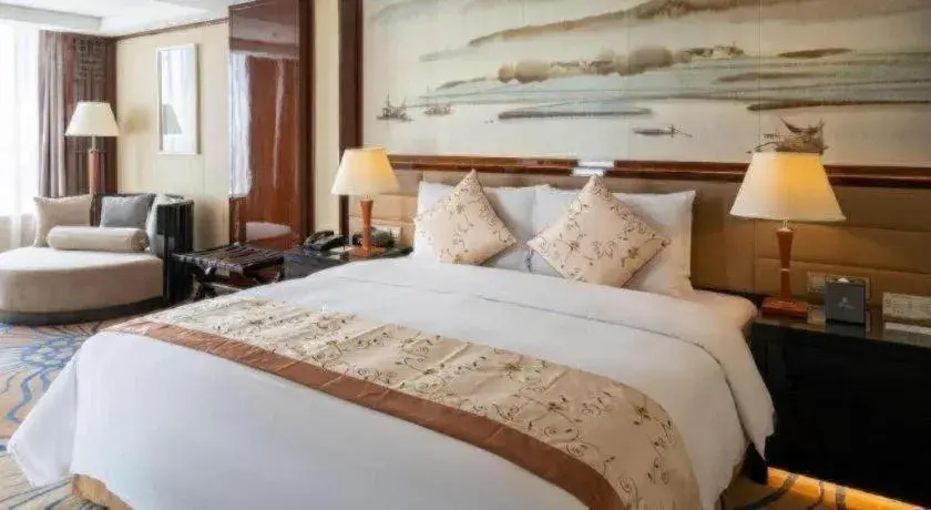 Bed in Yang Peng Jin Jiang Hotel Bed in Yang Peng Jin Jiang Hotel