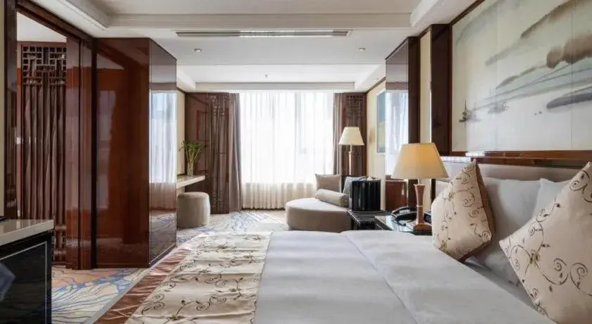 Bed in Yang Peng Jin Jiang Hotel Bed in Yang Peng Jin Jiang Hotel