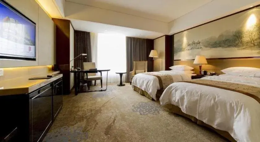 Bed in Yang Peng Jin Jiang Hotel Bed in Yang Peng Jin Jiang Hotel