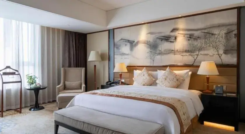 Bed in Yang Peng Jin Jiang Hotel Bed in Yang Peng Jin Jiang Hotel