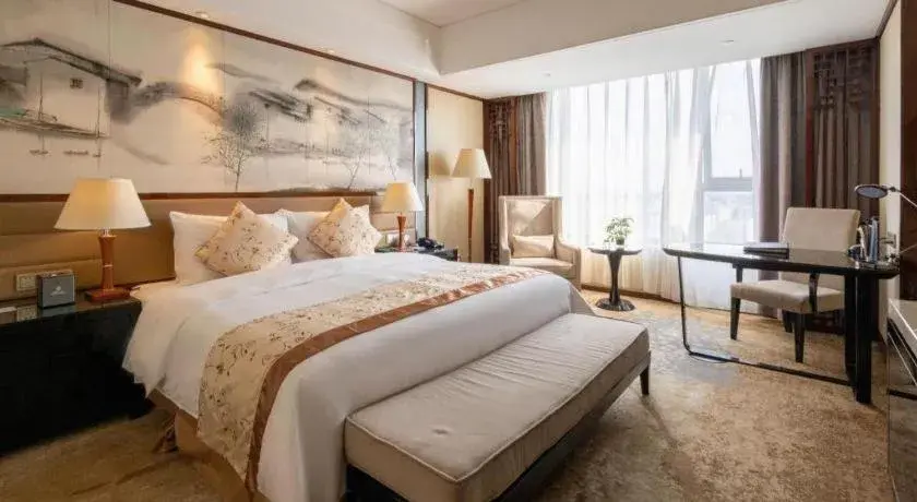 Bed in Yang Peng Jin Jiang Hotel Bed in Yang Peng Jin Jiang Hotel