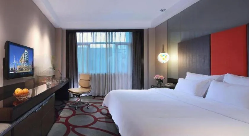 Bed in Dongguan Silver World Garden Hotel