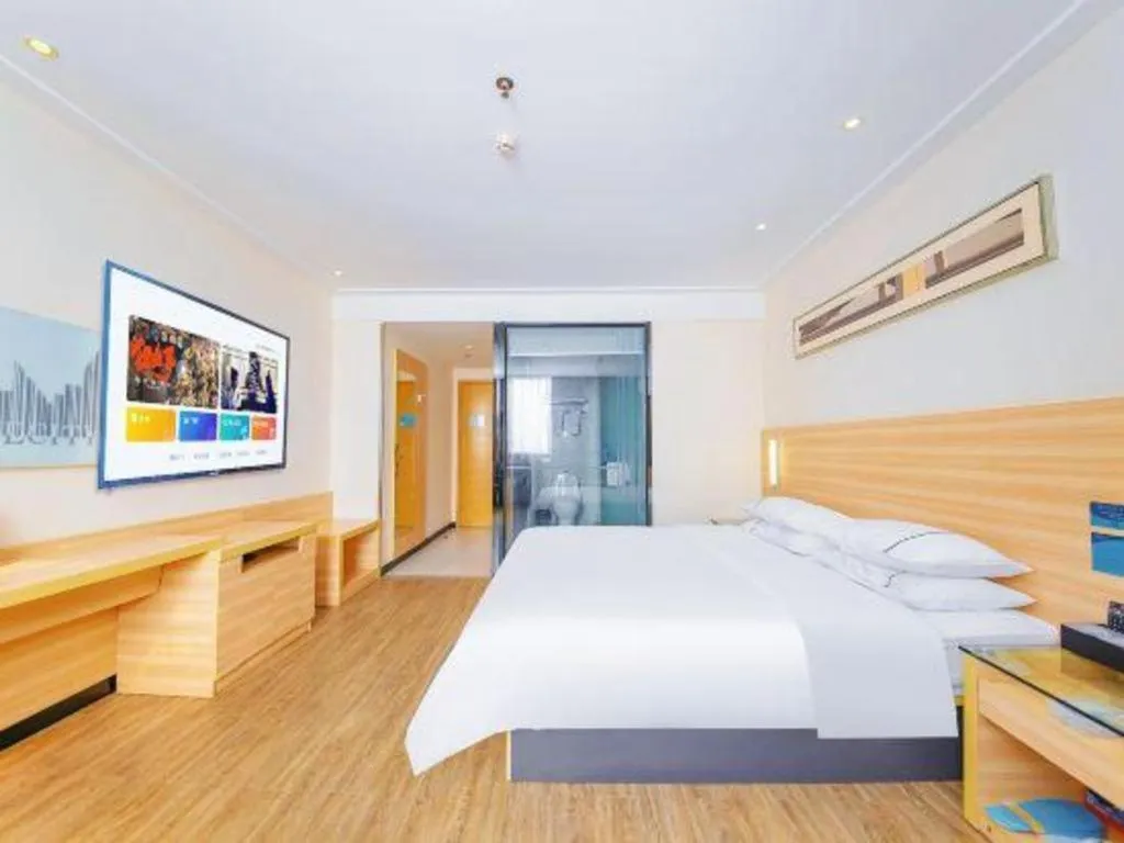Bed in City Comfort Inn Yangjiang Baili Plaza Mojiang Road