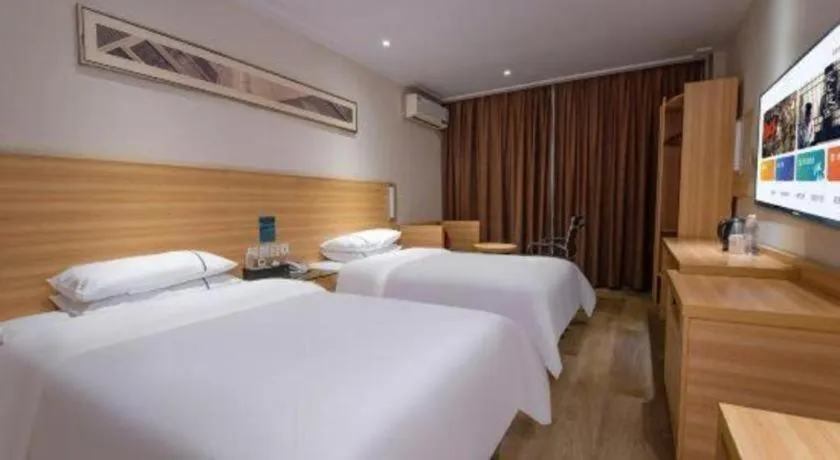 Bed in City Comfort Inn Yangjiang Baili Plaza Mojiang Road
