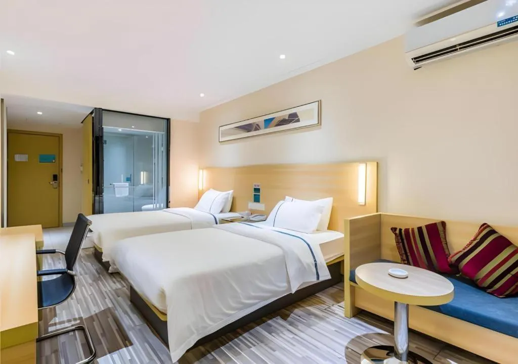 Bed in City Comfort Inn Yangjiang Baili Plaza Mojiang Road