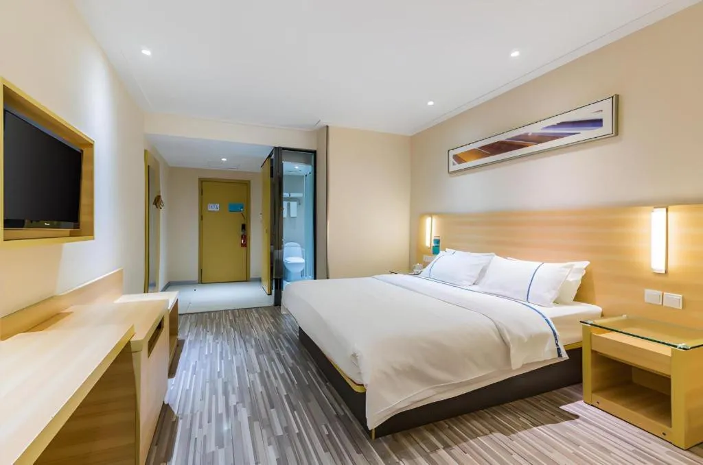 Bed in City Comfort Inn Yangjiang Baili Plaza Mojiang Road