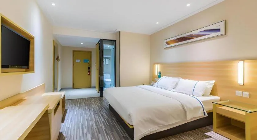 Bed in City Comfort Inn Yangjiang Baili Plaza Mojiang Road