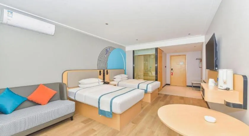 Bed in City Comfort Inn Liuzhou Ma'anshan Rongjun Road
