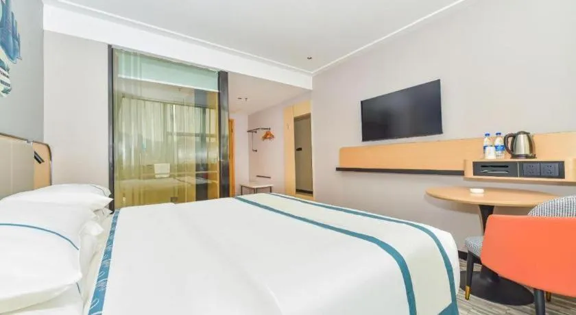 Bed in City Comfort Inn Liuzhou Ma'anshan Rongjun Road