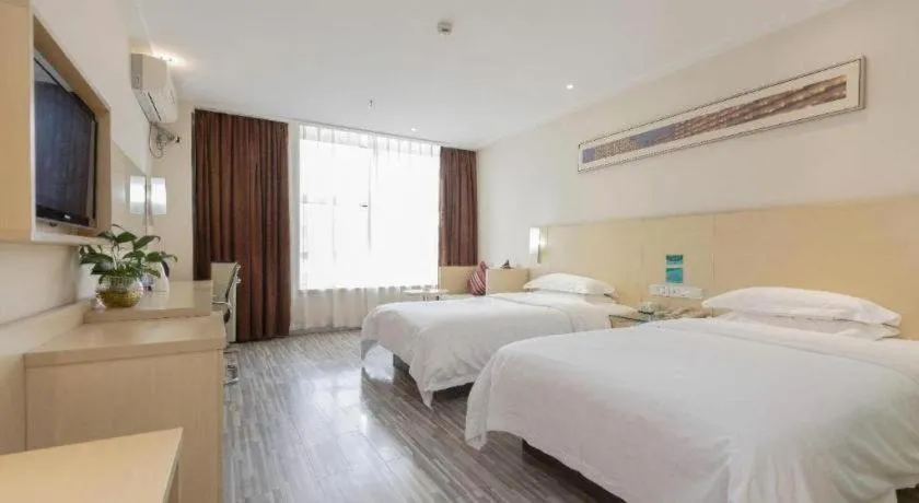 Bed in City Comfort Inn Liuzhou Ma'anshan Rongjun Road
