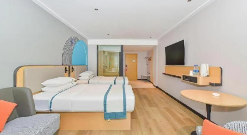 Bed in City Comfort Inn Liuzhou Ma'anshan Rongjun Road