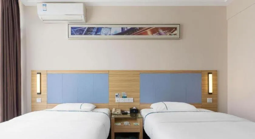 Bed in City Comfort Inn Liuzhou Ma'anshan Rongjun Road