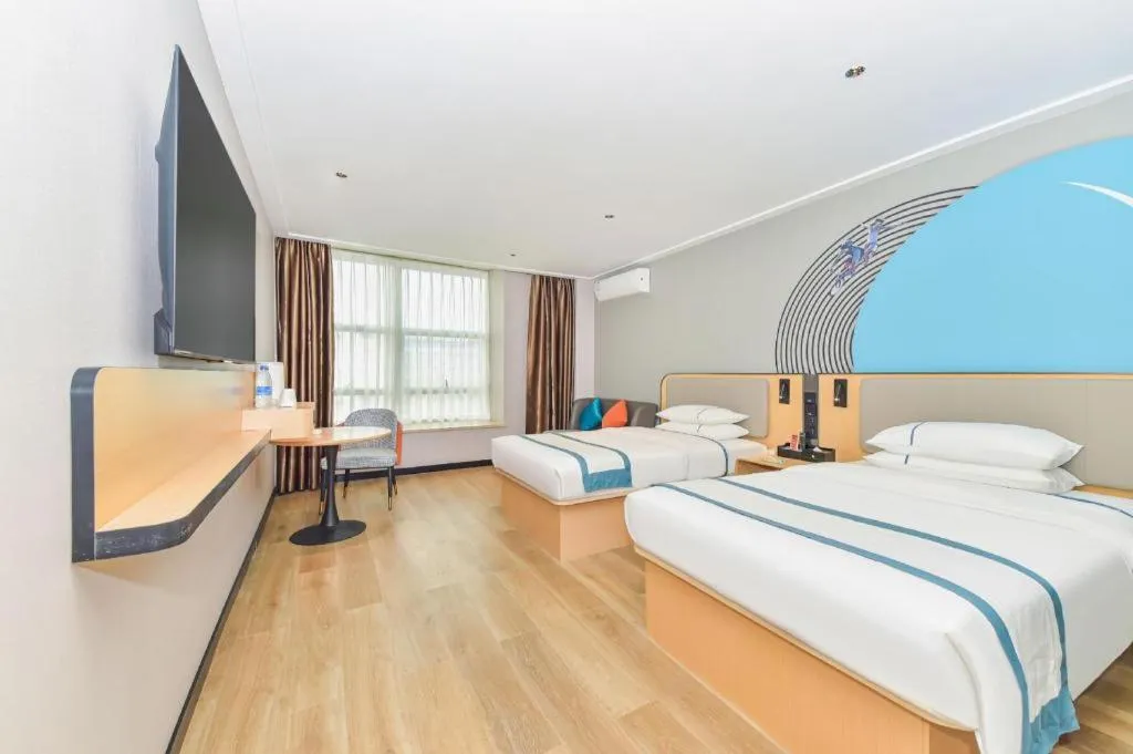 Bed in City Comfort Inn Liuzhou Ma'anshan Rongjun Road