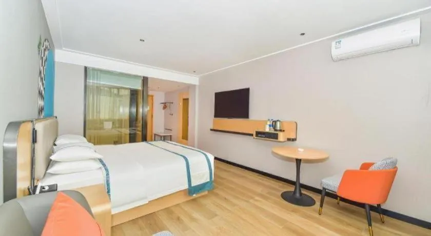 Bed in City Comfort Inn Liuzhou Ma'anshan Rongjun Road