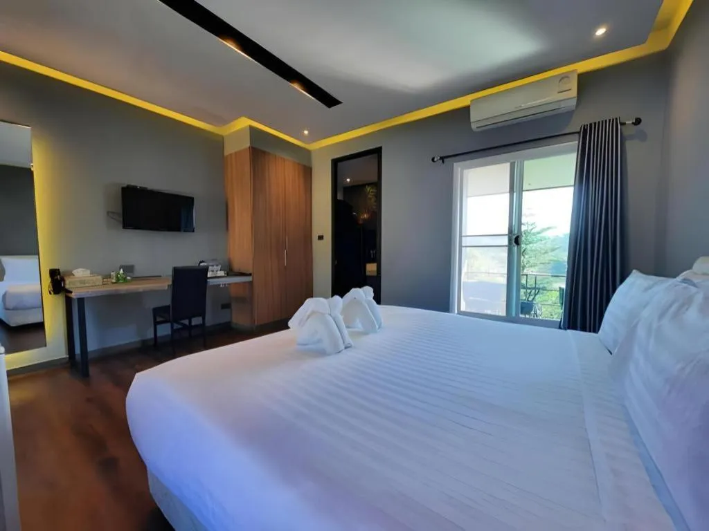 Bed in Mossview Resort