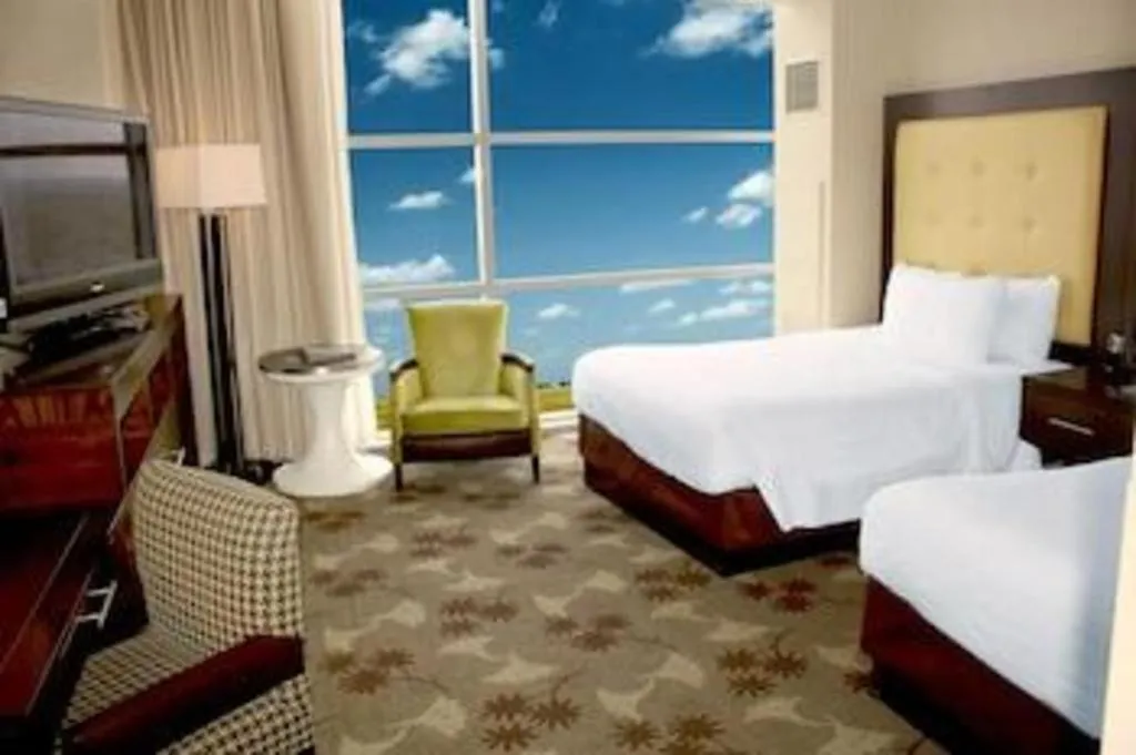 Bed in Blue Chip Casino Hotel Spa