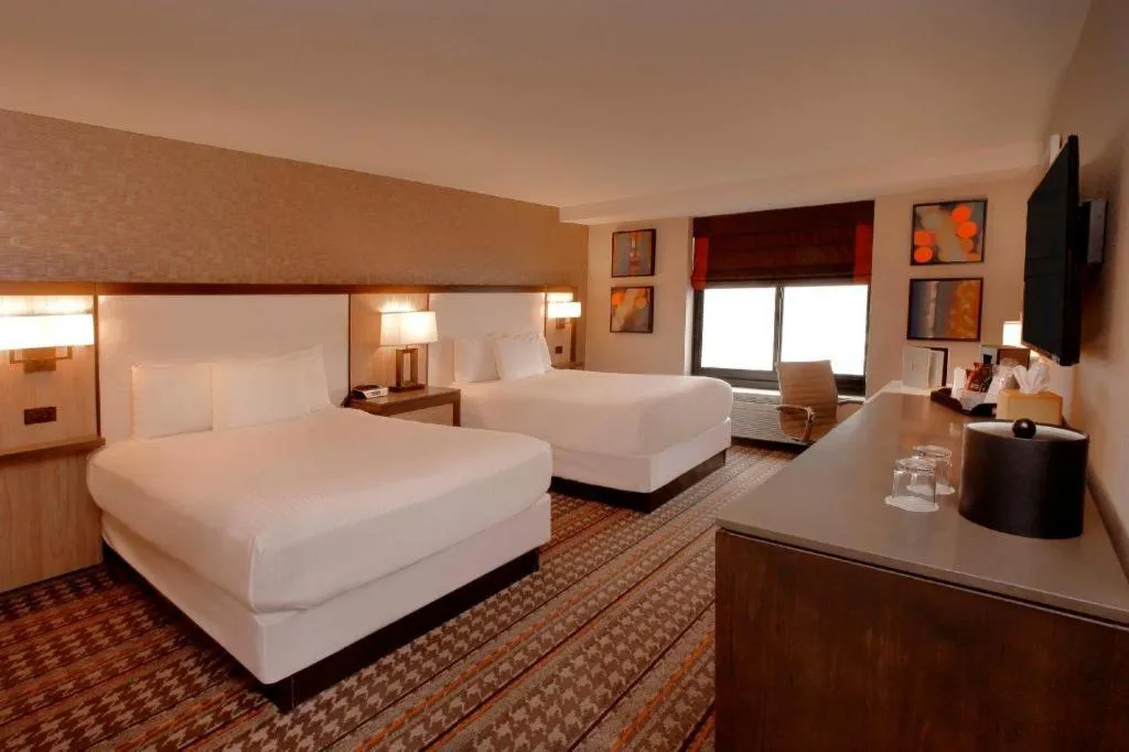 Bed in Blue Chip Casino Hotel Spa