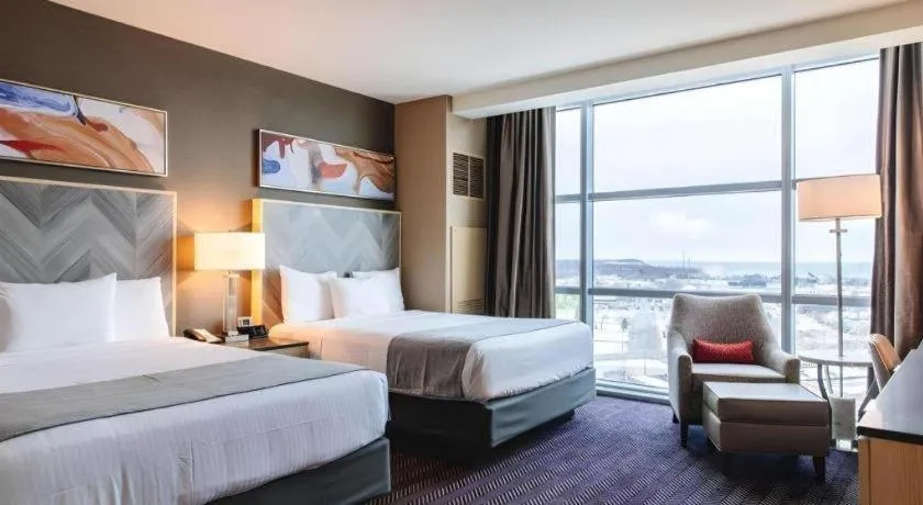 Bed in Blue Chip Casino Hotel Spa