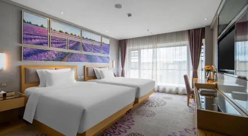 Bed in Lavande Hotels Yuxi Times Square Bed in Lavande Hotels Yuxi Times Square