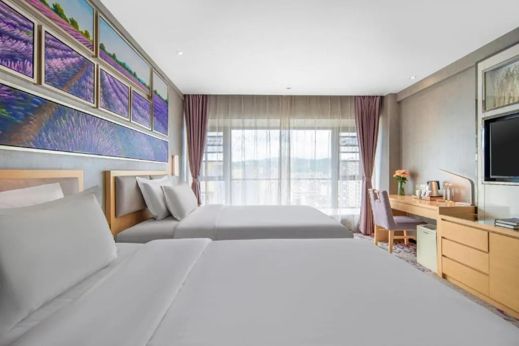 Bed in Lavande Hotels Yuxi Times Square