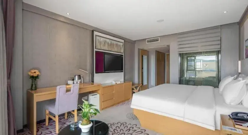 Bed in Lavande Hotels Yuxi Times Square Bed in Lavande Hotels Yuxi Times Square