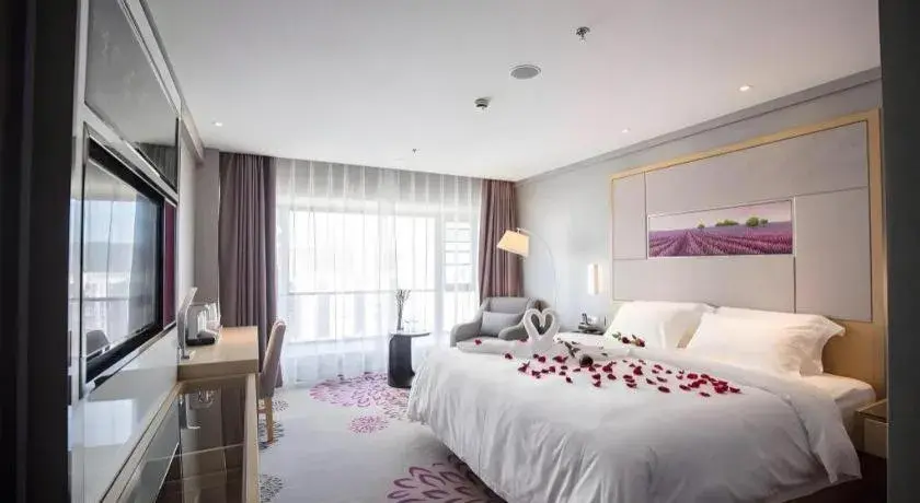 Bed in Lavande Hotels Yuxi Times Square Bed in Lavande Hotels Yuxi Times Square