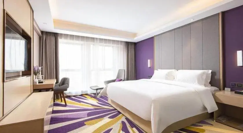 Bed in Lavande Hotels Yuxi Times Square Bed in Lavande Hotels Yuxi Times Square