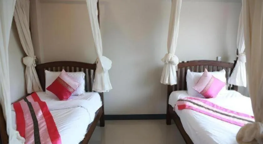 Bed in Sripoom Boutique House