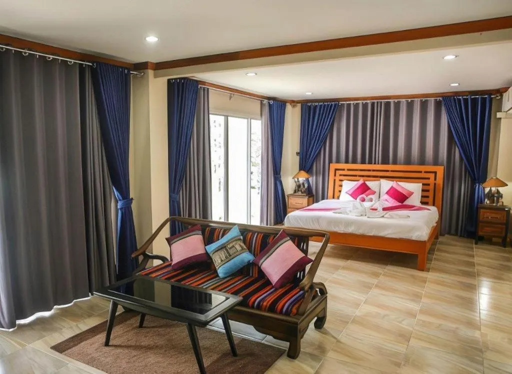 Bed in Sripoom Boutique House