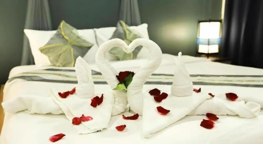 Bed in Sripoom Boutique House