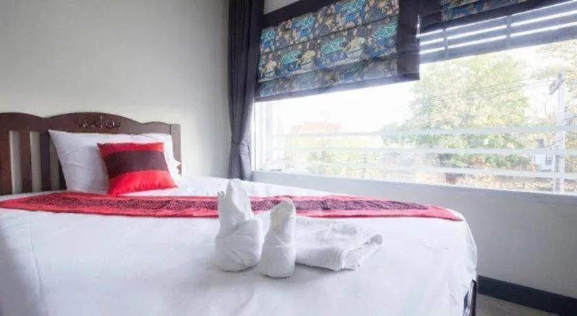 Bed in Sripoom Boutique House