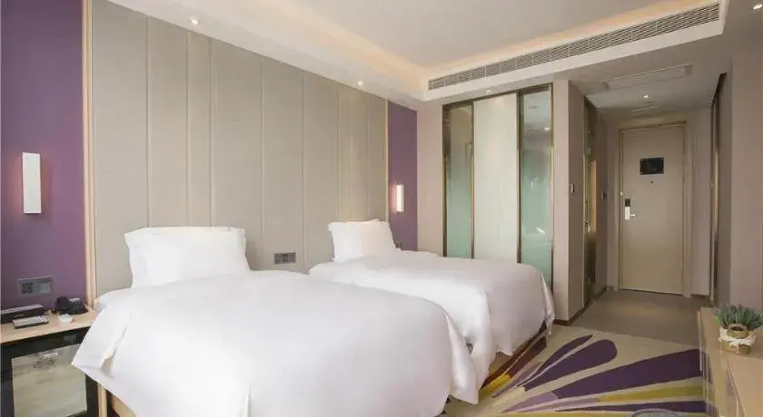 Bed in Lavande Hotel·Dongxing Port Bed in Lavande Hotel·Dongxing Port