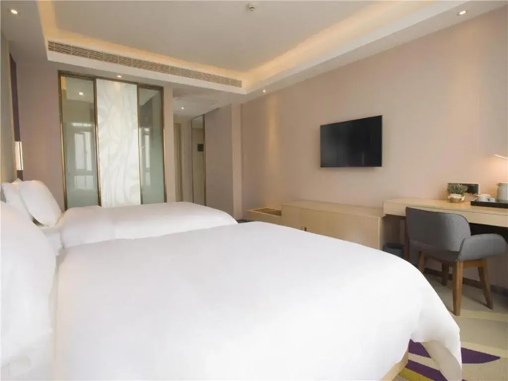 Bed in Lavande Hotel·Dongxing Port Bed in Lavande Hotel·Dongxing Port