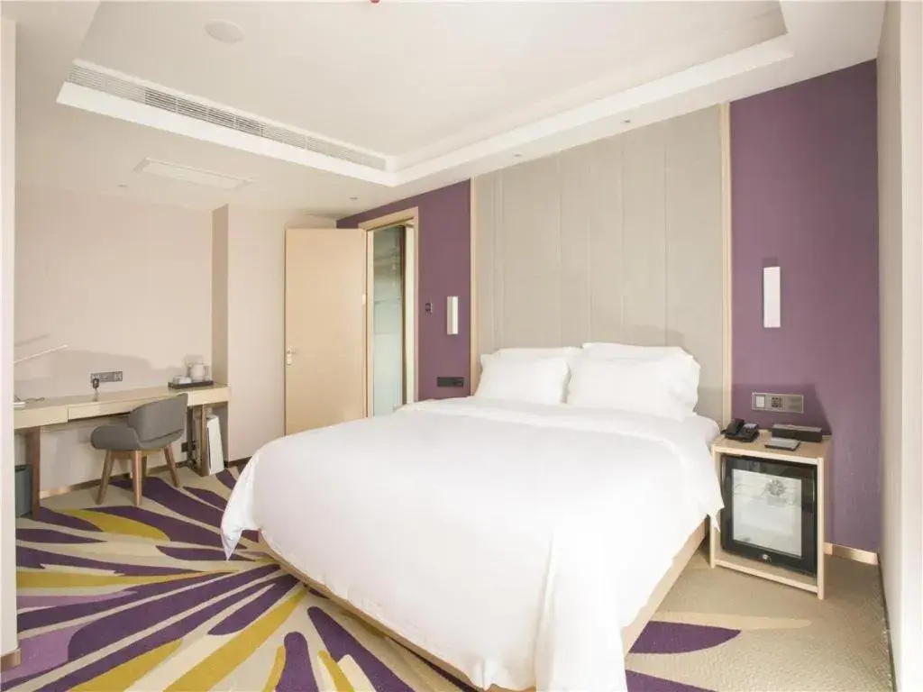 Bed in Lavande Hotel·Dongxing Port Bed in Lavande Hotel·Dongxing Port
