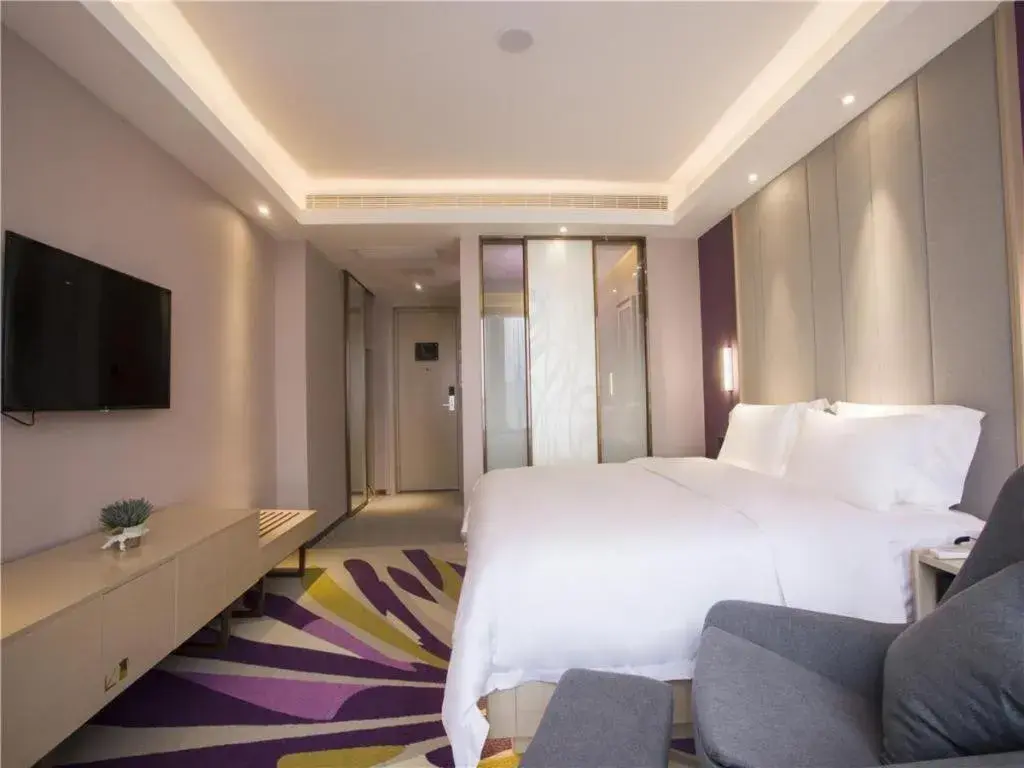 Bed in Lavande Hotel·Dongxing Port Bed in Lavande Hotel·Dongxing Port
