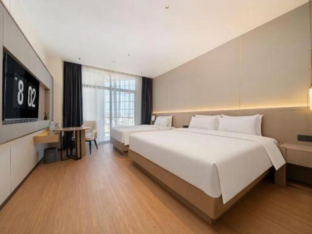 Bed in Lavande Hotel·Dongxing Port