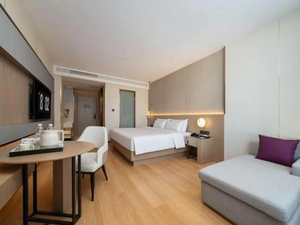 Bed in Lavande Hotel·Dongxing Port