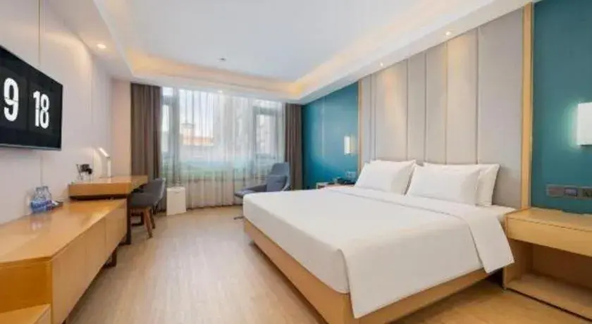 Bed in Lavande Hotel·Dongxing Port Bed in Lavande Hotel·Dongxing Port