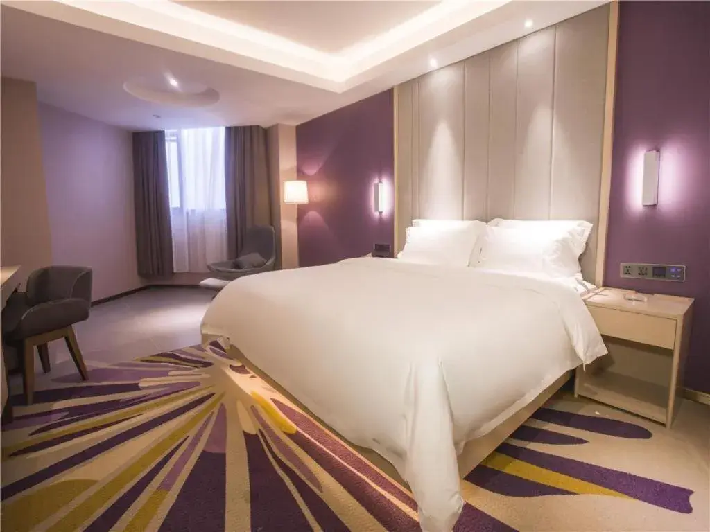 Bed in Lavande Hotel·Dongxing Port Bed in Lavande Hotel·Dongxing Port