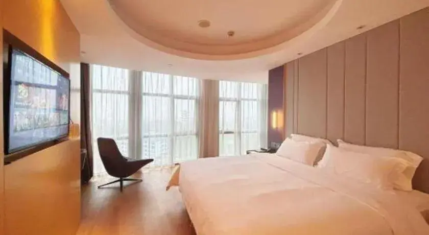 Bed in Lavande Hotel·Dongxing Port Bed in Lavande Hotel·Dongxing Port