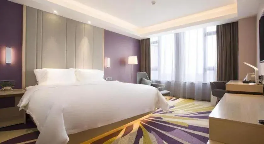 Bed in Lavande Hotel·Dongxing Port Bed in Lavande Hotel·Dongxing Port