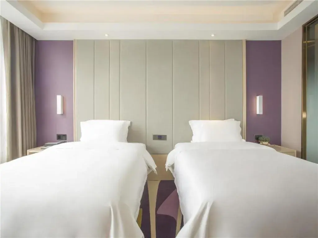 Bed in Lavande Hotel·Dongxing Port Bed in Lavande Hotel·Dongxing Port