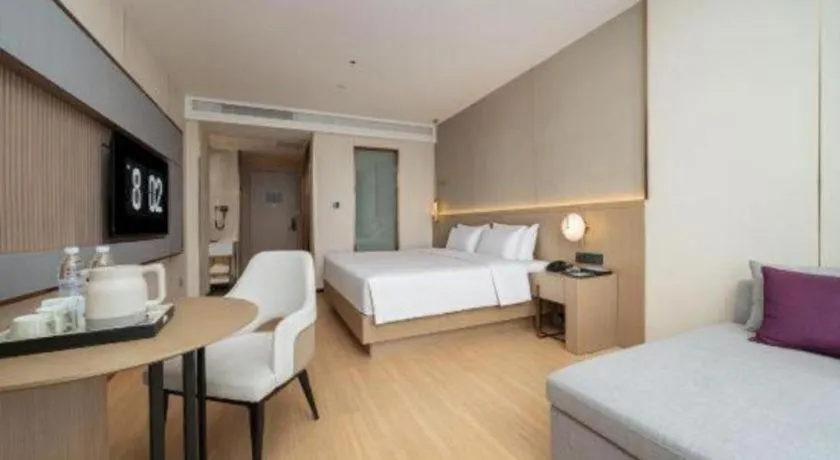 Bed in Lavande Hotel·Dongxing Port