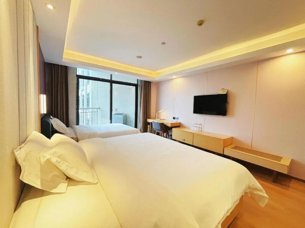 Bed in Lavande Hotel·Dongxing Port