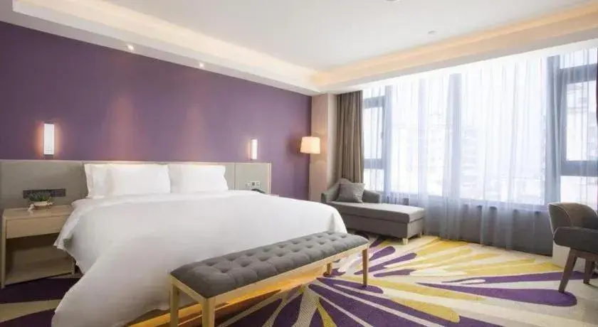 Bed in Lavande Hotel·Dongxing Port Bed in Lavande Hotel·Dongxing Port