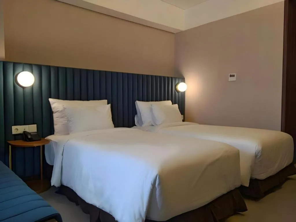 Bed in The Bono Hotel Pekanbaru