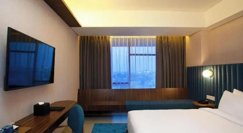 Bed in The Bono Hotel Pekanbaru Bed in The Bono Hotel Pekanbaru